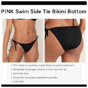 Victoria's secret pink swim Side tie bikini bottom